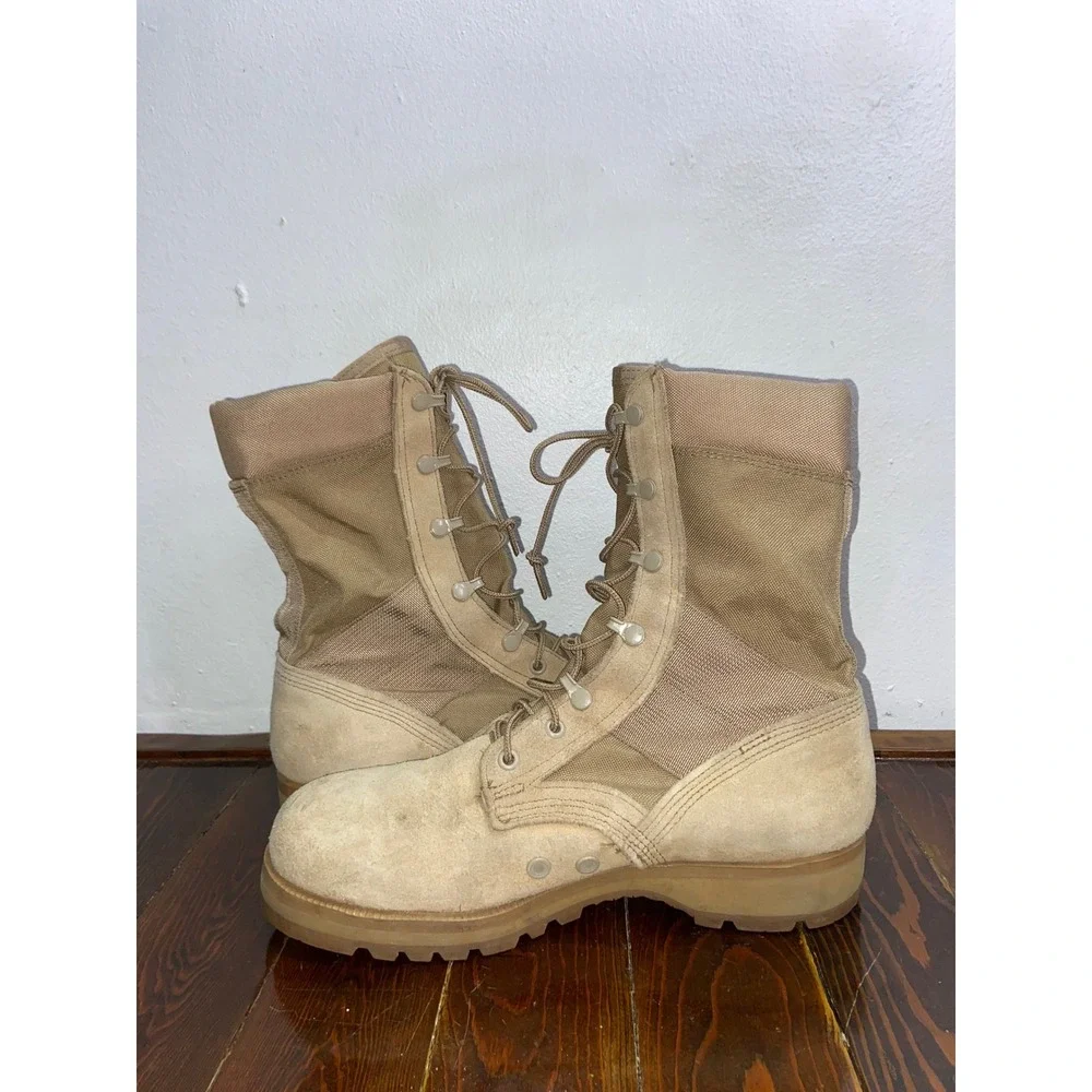 USGI Rocky 789 Desert Tan Suede Military Combat Tactical Boots Vibram Sierra 10N